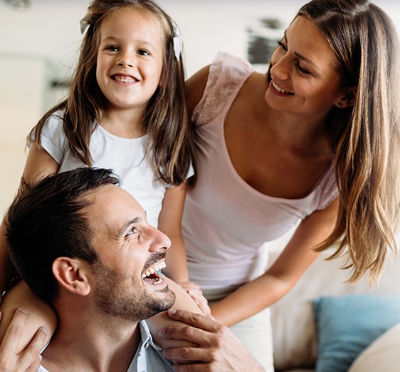 smiling family